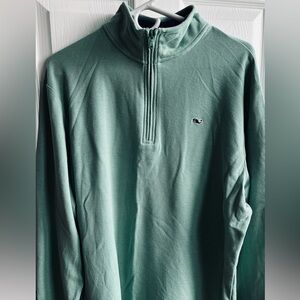 Vineyard Vines MENS Size L - Green Quarter Zip